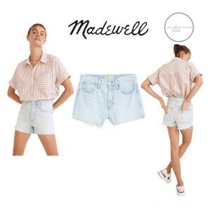 Madewell Relaxed Denim Shorts in Essen Wash Size 27